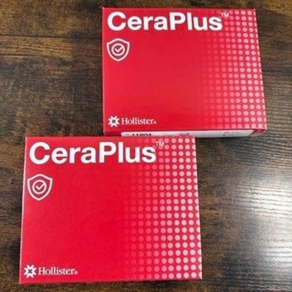Hollister CeraPlus 11204 New Image 2-Piece Ostomy Skin Barrier 2-Boxes 10-Total